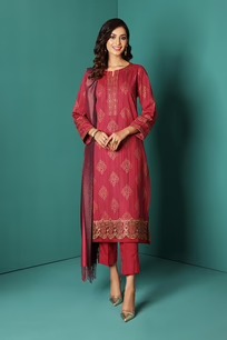 42205055-Printed Embroidered 3PC